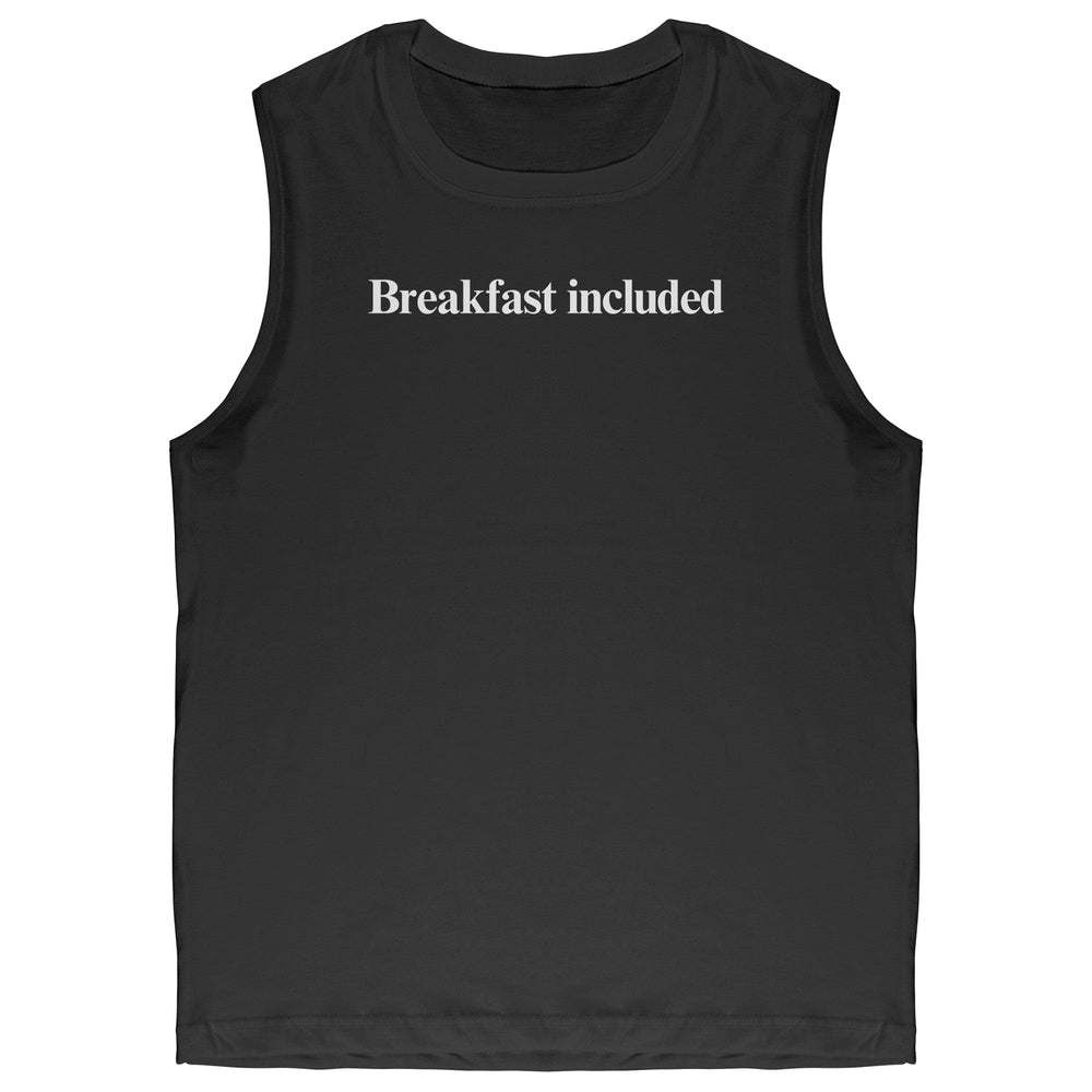 Apparel Black / S Breakfast included Men’s Muscle T-shirt INVI-Expressionwear