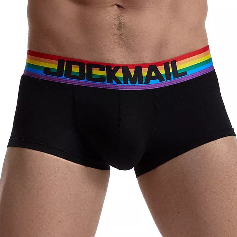 
                  
                    JOCKMAIL Rainbow Black Boxer Brief Underwear INVI-Expressionwear
                  
                