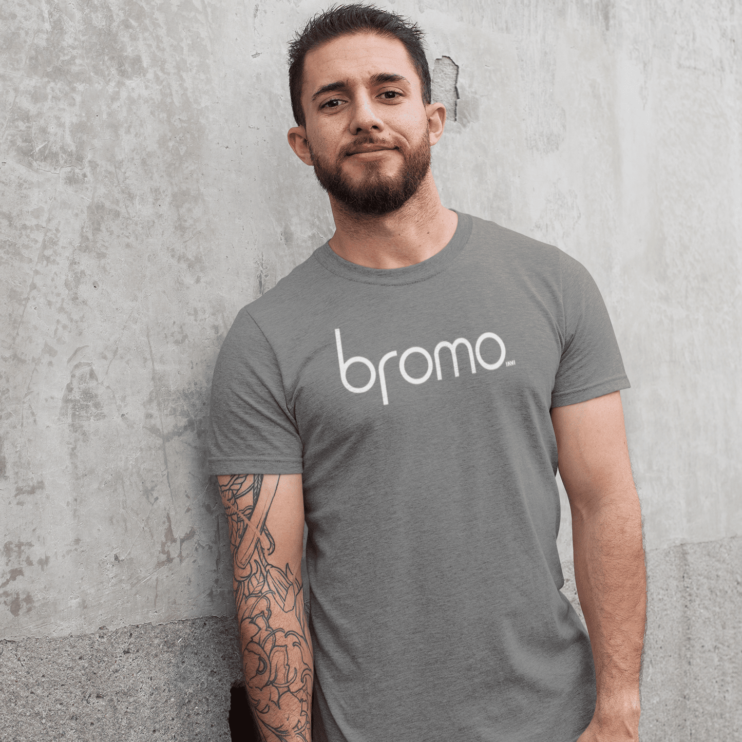 Dark Heather / S Bromo T-Shirt INVI-Expressionwear