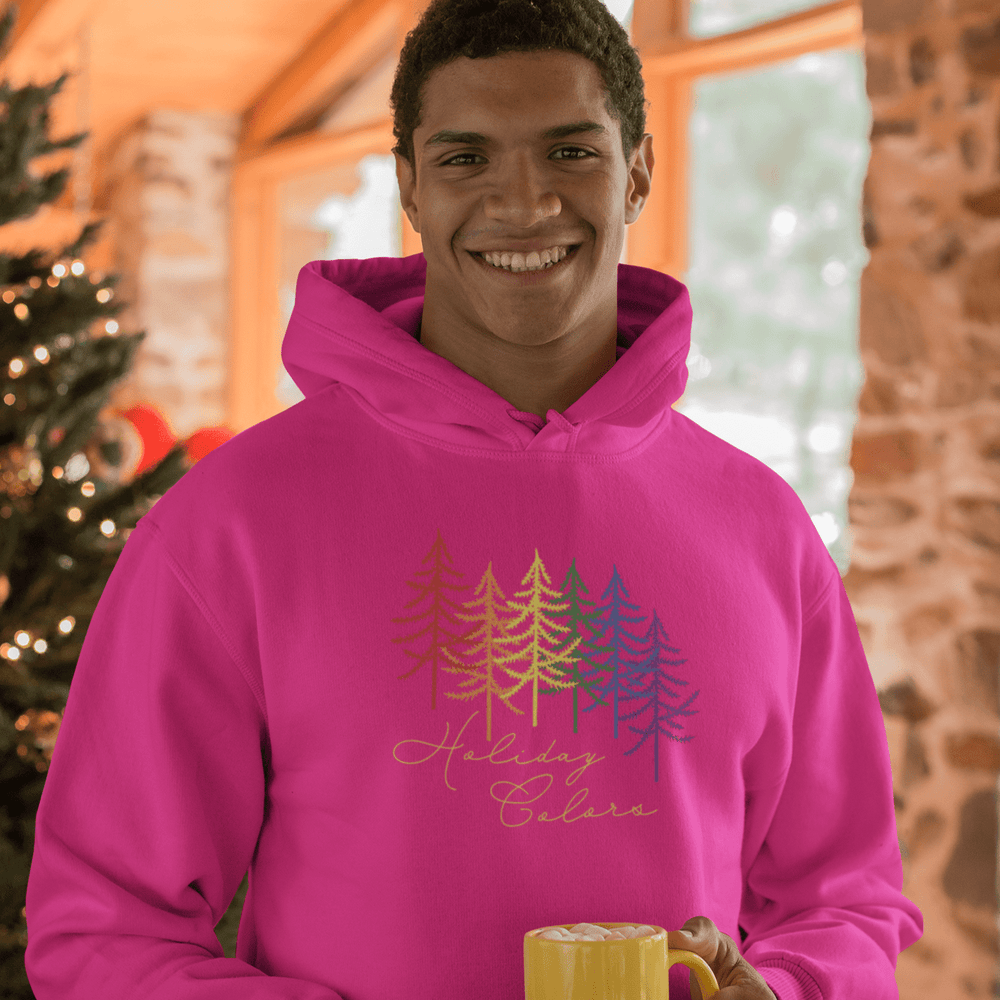 Sweatshirts Cyber Pink / S Holiday Colors Hoodie INVI-Expressionwear