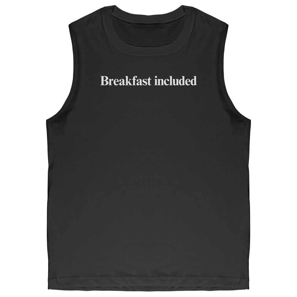 
                  
                    Apparel Black / S Breakfast included Men’s Muscle T-shirt INVI-Expressionwear
                  
                