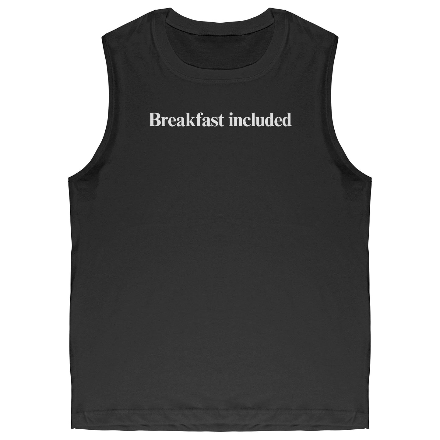 Apparel Black / S Breakfast included Men’s Muscle T-shirt INVI-Expressionwear