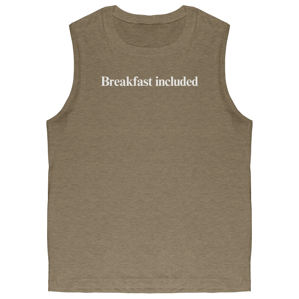 
                  
                    Apparel Heather Olive / S Breakfast included Men’s Muscle T-shirt INVI-Expressionwear
                  
                