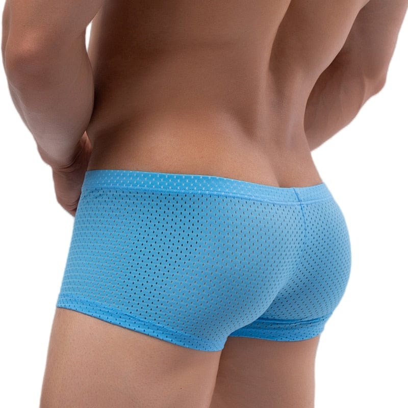 
                  
                    Blue / M - (27-30") Breathable Mesh Shorts Boxers Briefs INVI-Expressionwear
                  
                