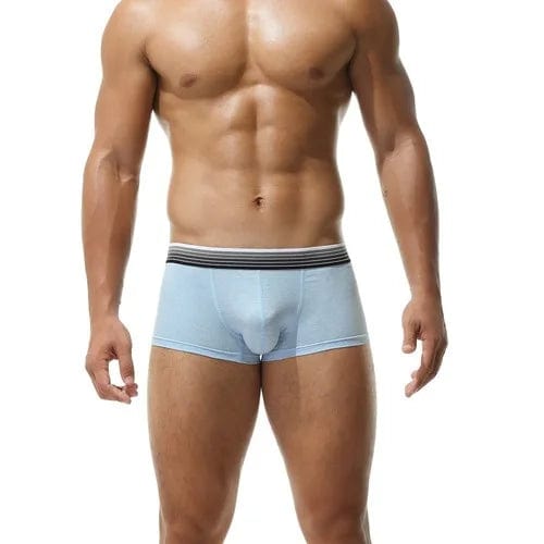 
                  
                    Light blue / M - US size 28-30" Men's Low Waist Boxer Sports Briefs INVI-Expressionwear
                  
                