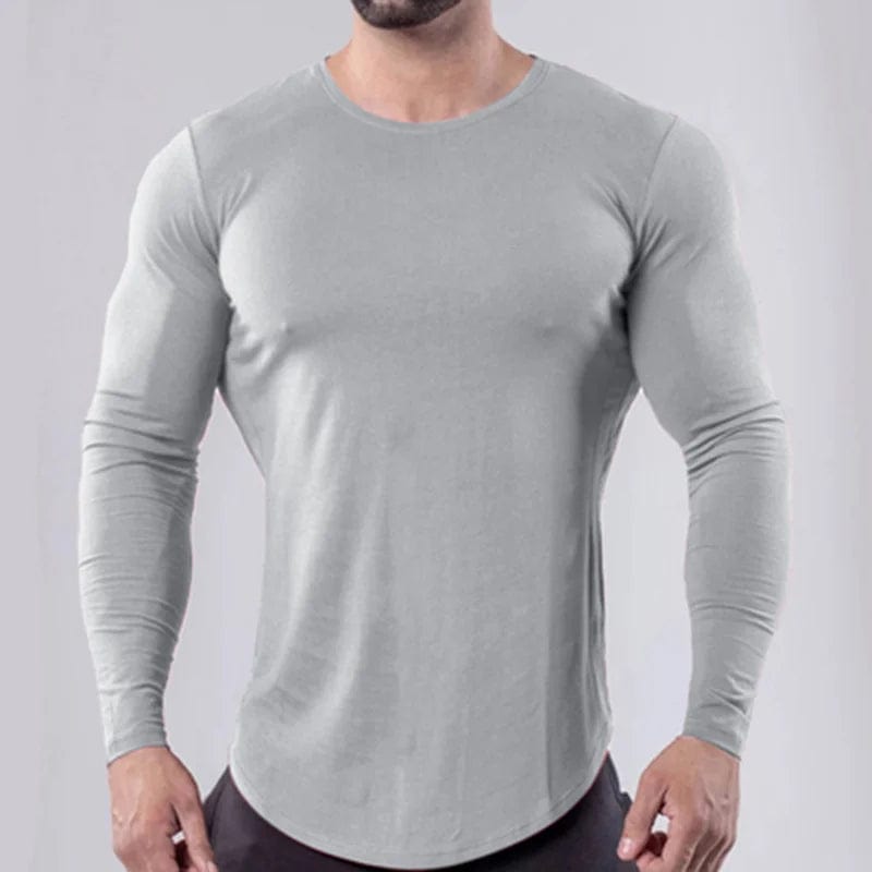 
                  
                    Light Grey / M - US size Small Long Sleeve Fitness Shirt INVI-Expressionwear
                  
                