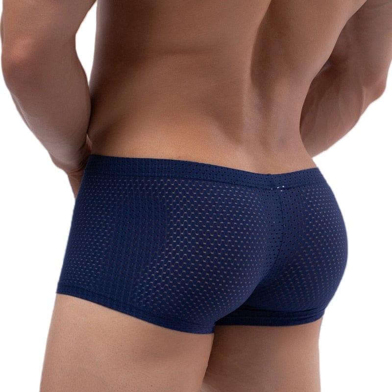 
                  
                    Navy Blue / M - (27-30") Breathable Mesh Shorts Boxers Briefs INVI-Expressionwear
                  
                