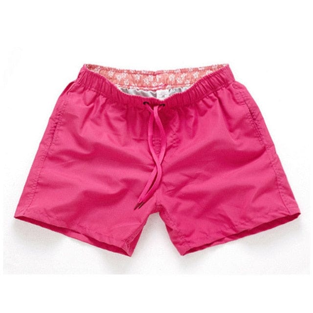 Rose / S - 28-30" Beach Pocket  Quick Drying Shorts INVI-Expressionwear