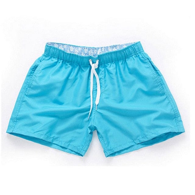 
                  
                    Sky blue / S - 28-30" Beach Pocket  Quick Drying Shorts INVI-Expressionwear
                  
                