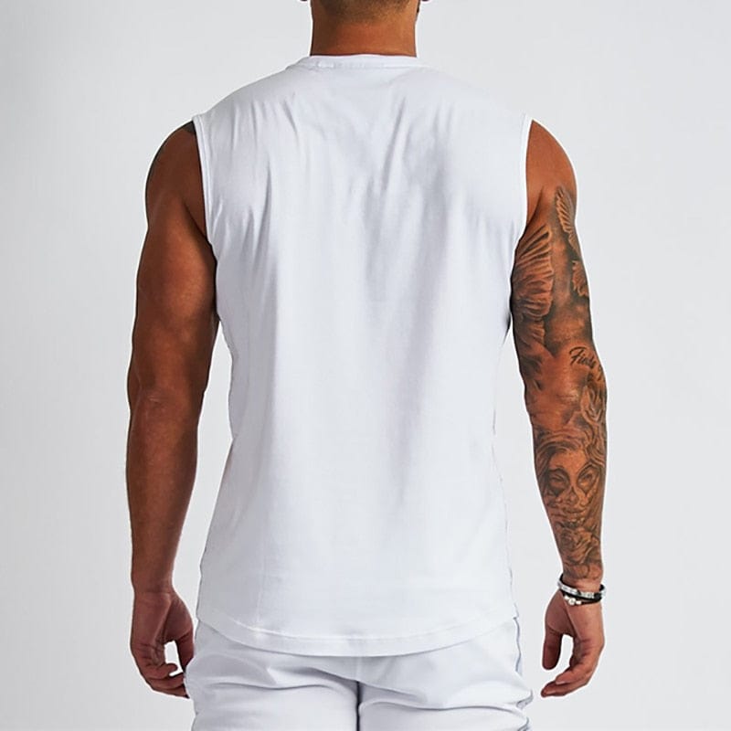 
                  
                    Split V-neck Fitness Muscle Shirt INVI-Expressionwear
                  
                