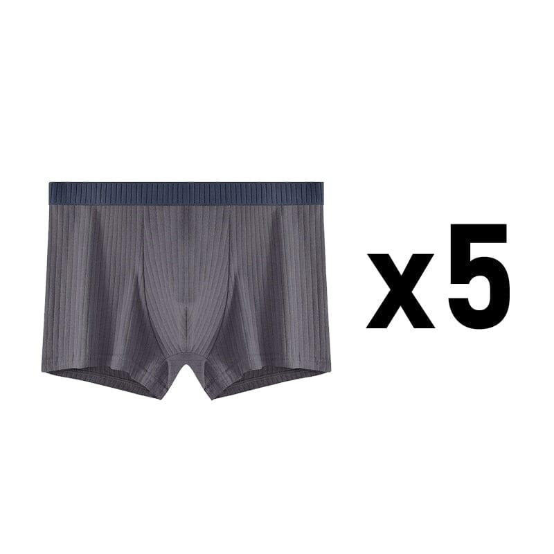 
                  
                    Style 15 - (5) Dark Grey / XS - (28-30") / 5 pcs 5 Pack Ribbed Cotton Boxer Briefs INVI-Expressionwear
                  
                