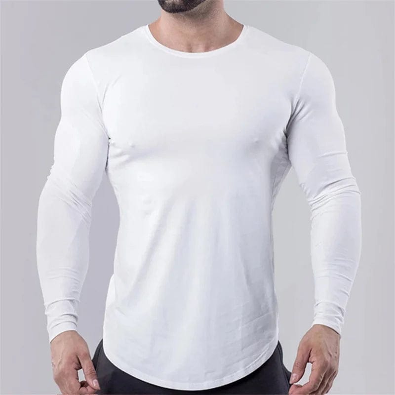 
                  
                    White / M - US size Small Long Sleeve Fitness Shirt INVI-Expressionwear
                  
                