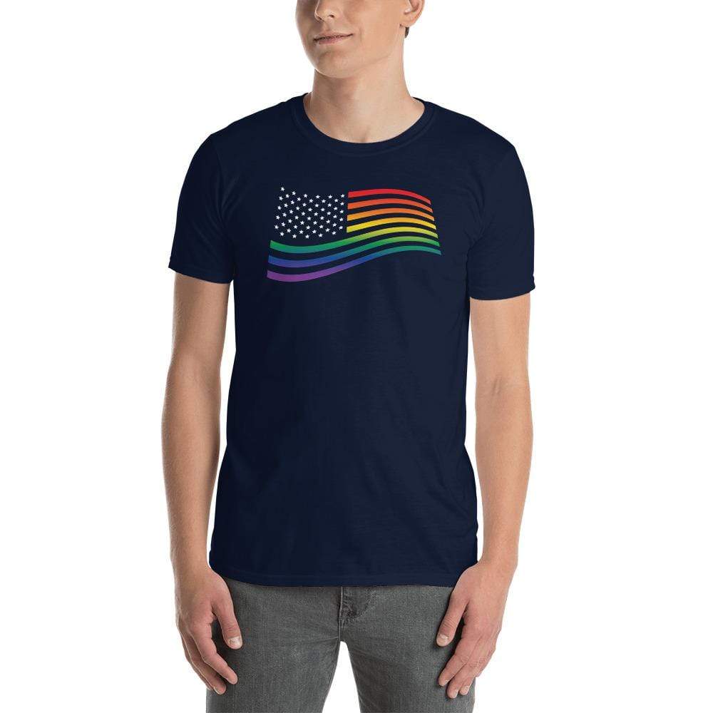 
                  
                    American Gay Pride T-Shirt INVI-Expressionwear
                  
                
