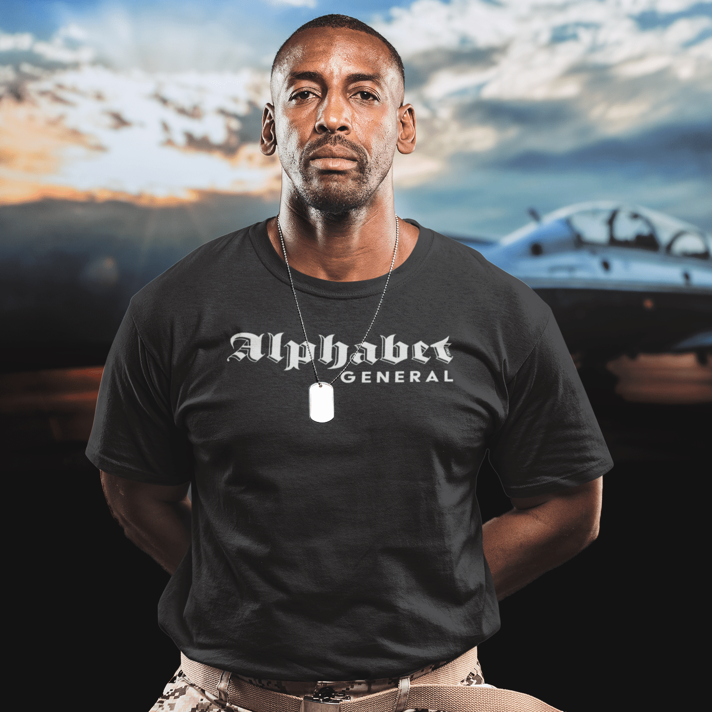 
                  
                    Apparel GENERAL - Alphabet Mafia / Black / XS Alphabet Military Ranks T-shirts INVI-Expressionwear
                  
                