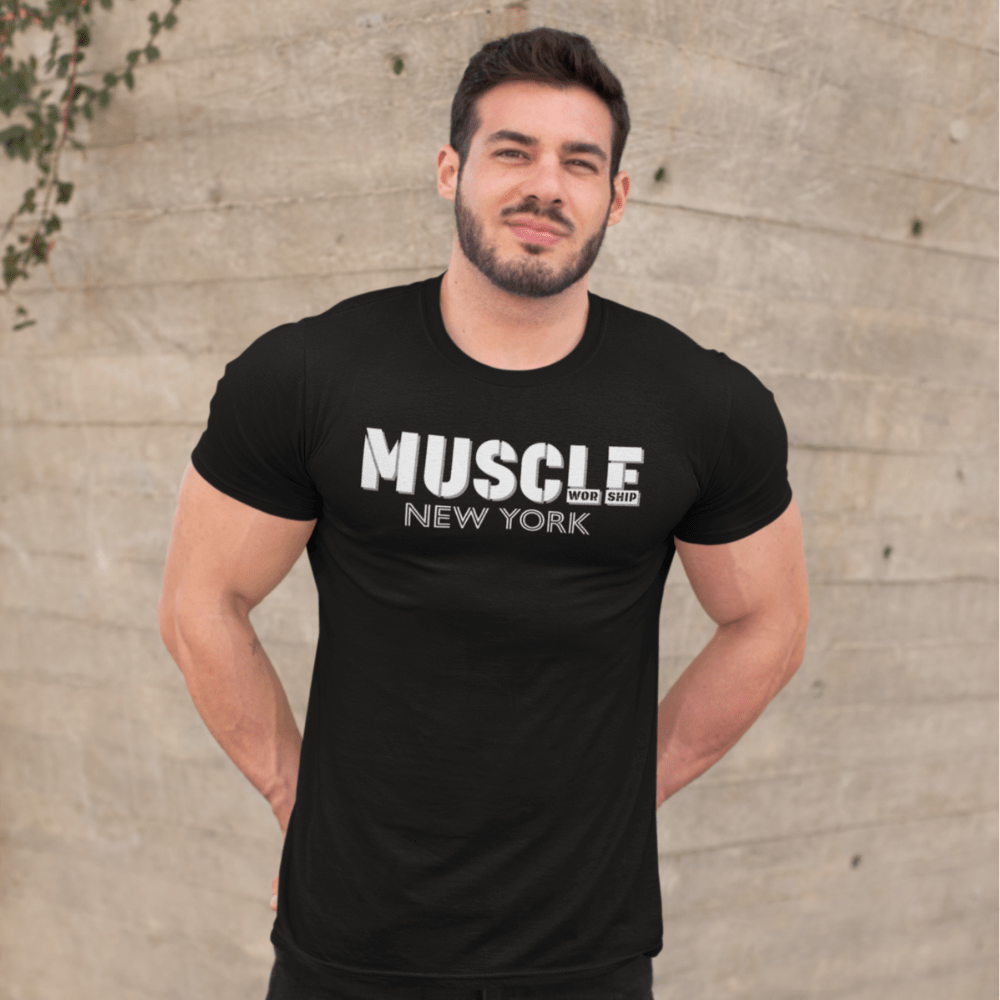 Apparel Amsterdam T-Shirt / Black / XS Muscle Worship T-shirt INVI-Expressionwear