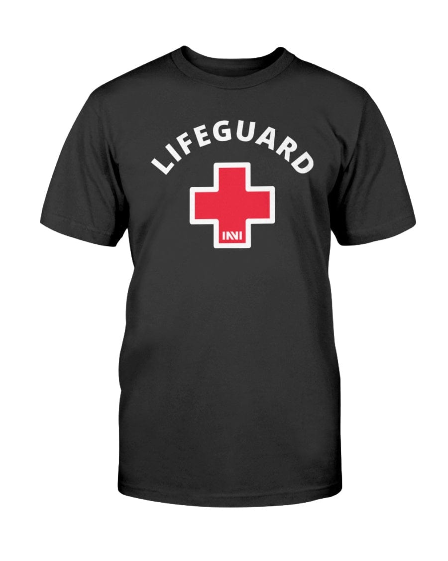 Apparel Black Shirt - Red/White "Lifeguard" logo print / Black / XS INVI Lifeguard Classic T-shirt INVI-Expressionwear