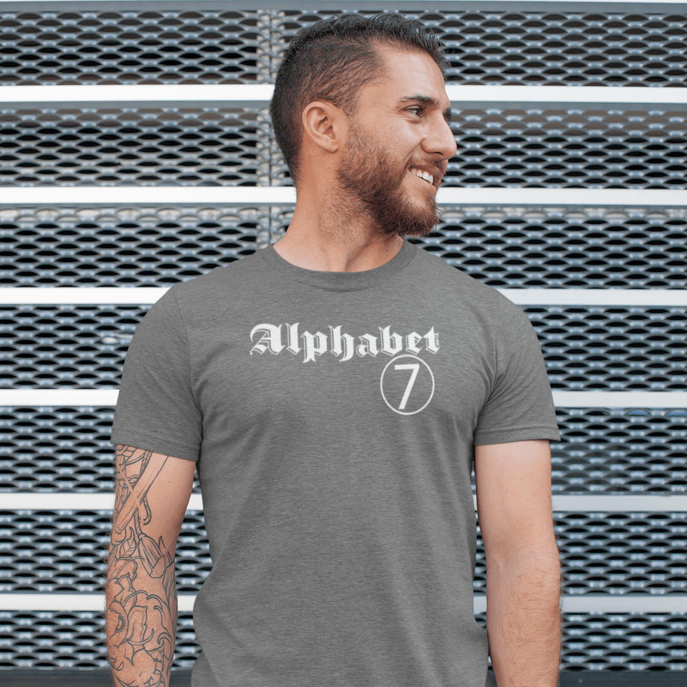 
                  
                    Apparel Colonel 20 - 25 years / Dark Grey Heather / S Alphabet Mafia T-shirt - Ranks INVI-Expressionwear
                  
                