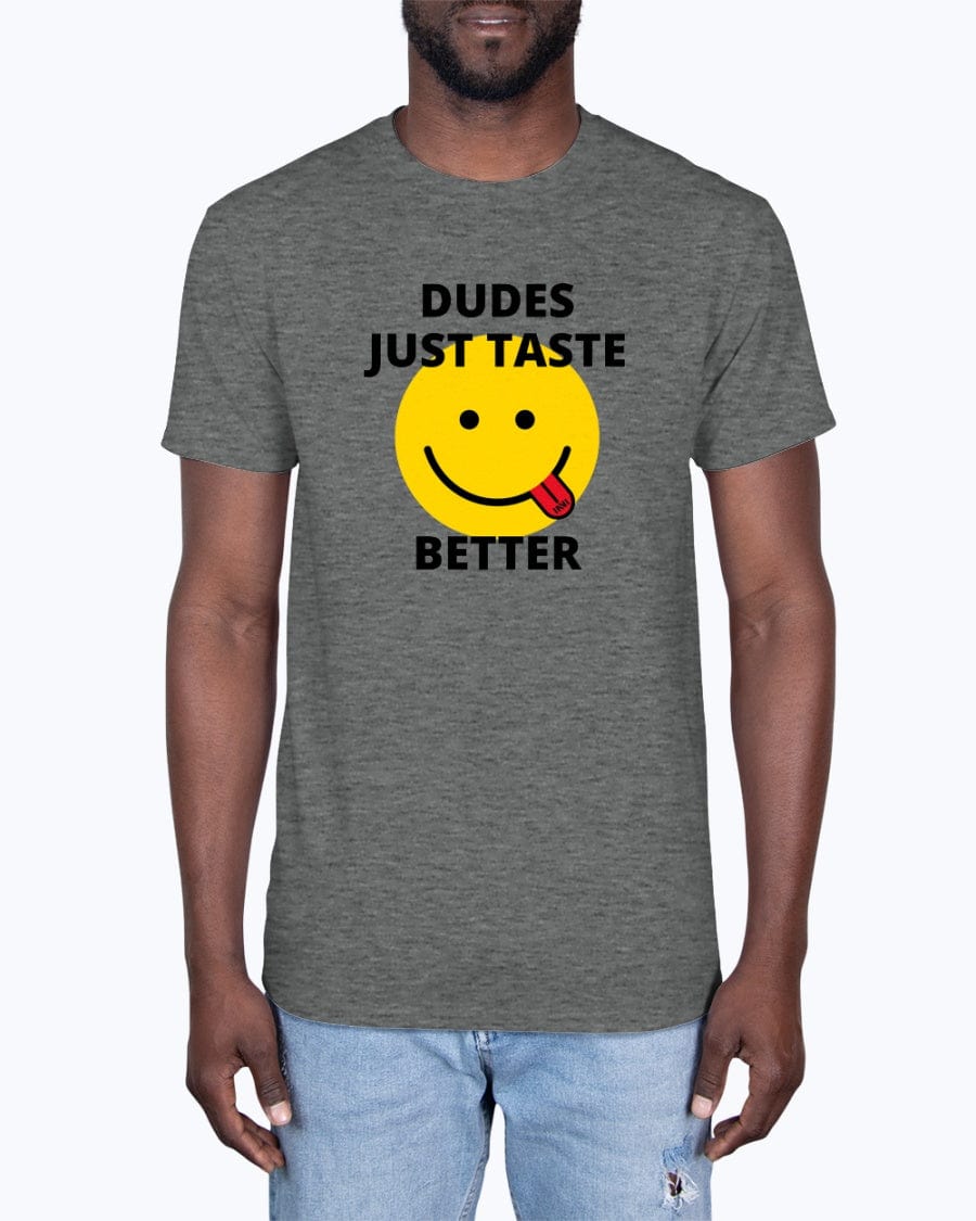 
                  
                    Apparel Graphite Heather / XS Dudes Just Taste Better T-Shirt INVI-Expressionwear
                  
                