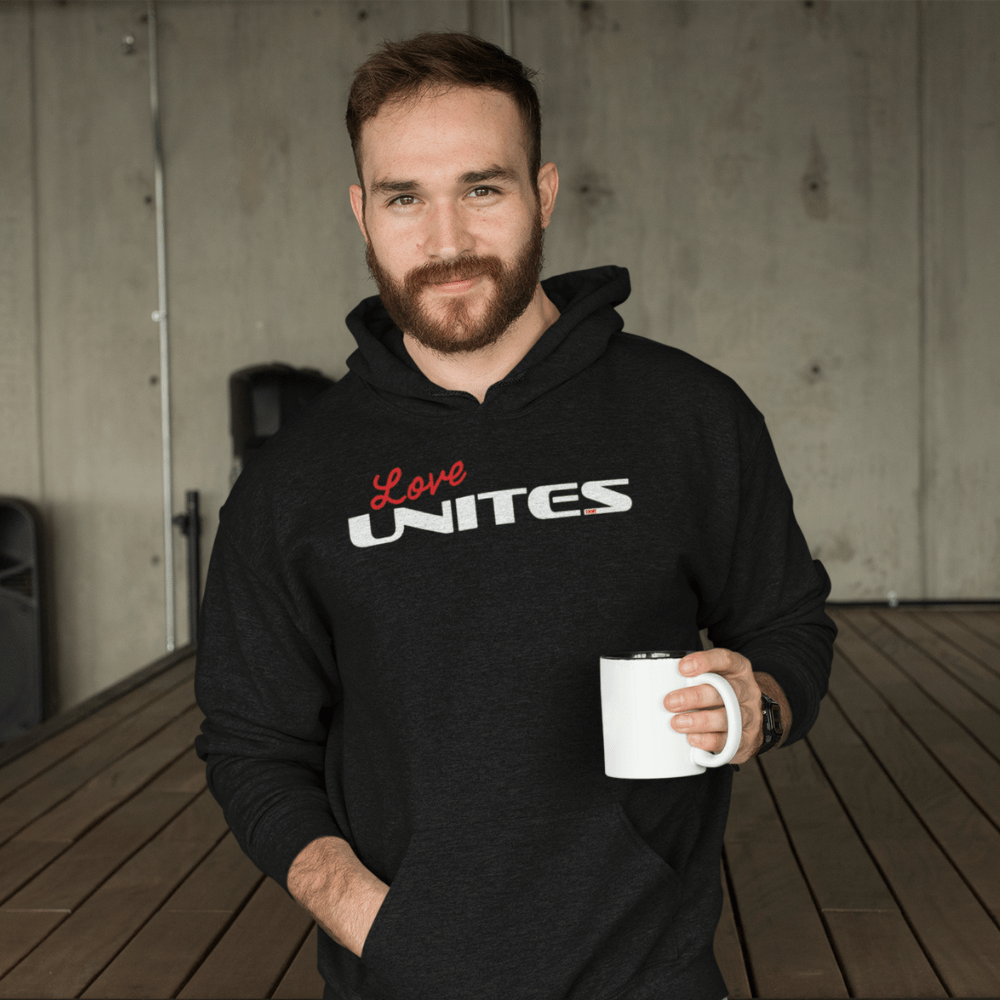 
                  
                    Apparel Hoodie / Black Heather / S Love Unites Long Sleeve T-shirt or Hoodie INVI-Expressionwear
                  
                