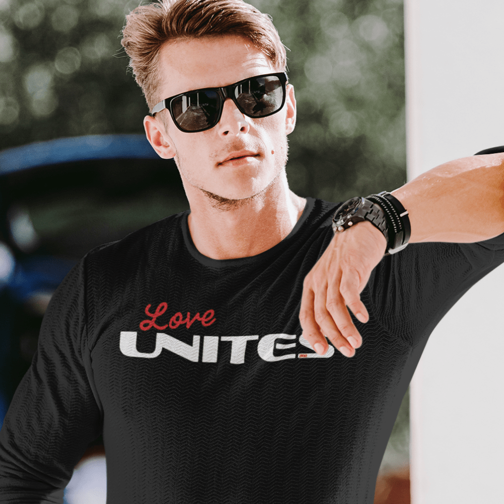 
                  
                    Apparel Long Sleeve T-Shirt / Black Heather / XS Love Unites Long Sleeve T-shirt or Hoodie INVI-Expressionwear
                  
                