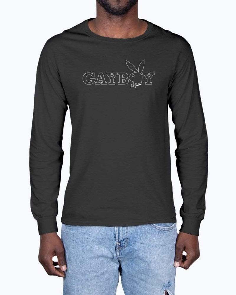 
                  
                    Apparel Long Sleeve T-Shirt / Black / XS Gayboy Playboy Short and Long-Sleeve T-shirts INVI-Expressionwear
                  
                