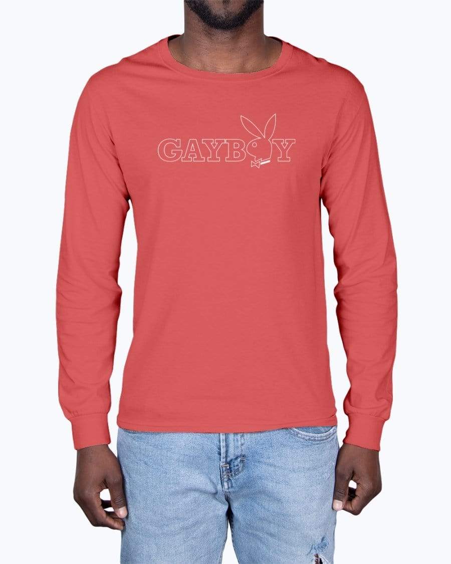 
                  
                    Apparel Long Sleeve T-Shirt / Red / XS Gayboy Playboy Short and Long-Sleeve T-shirts INVI-Expressionwear
                  
                