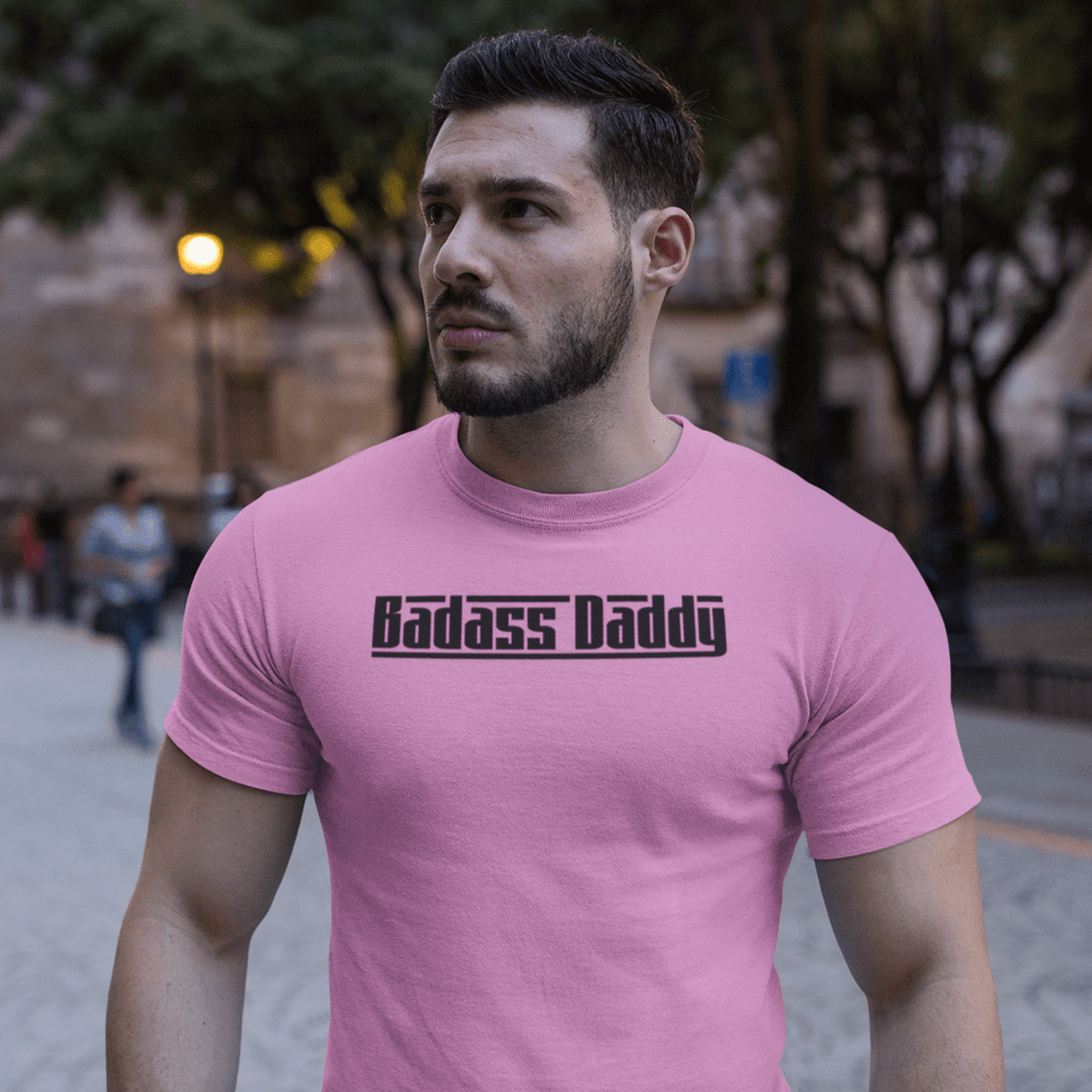 
                  
                    Apparel Pink / XS Badass Daddy T-Shirt INVI-Expressionwear
                  
                