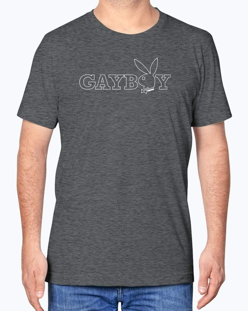 
                  
                    Apparel Short Sleeve T-Shirt / Dark Grey Heather / XS Gayboy Playboy Short and Long-Sleeve T-shirts INVI-Expressionwear
                  
                