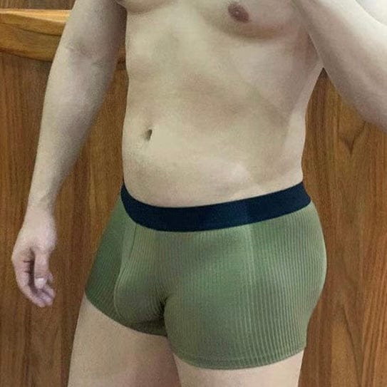 
                  
                    Army Green / M (US size = 27-30") Hug-me Boxer Brief Underwear INVI-Expressionwear
                  
                