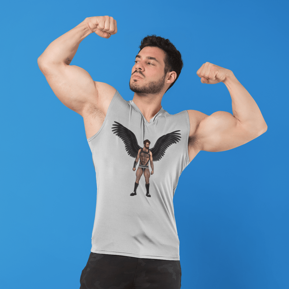 Athletic Heather / S Angel Muscle Shirt INVI-Expressionwear