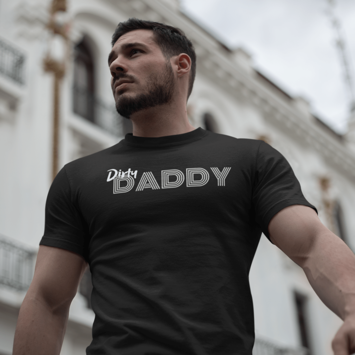 
                  
                    Black Heather / XS Dirty Daddy T-Shirt INVI-Expressionwear
                  
                