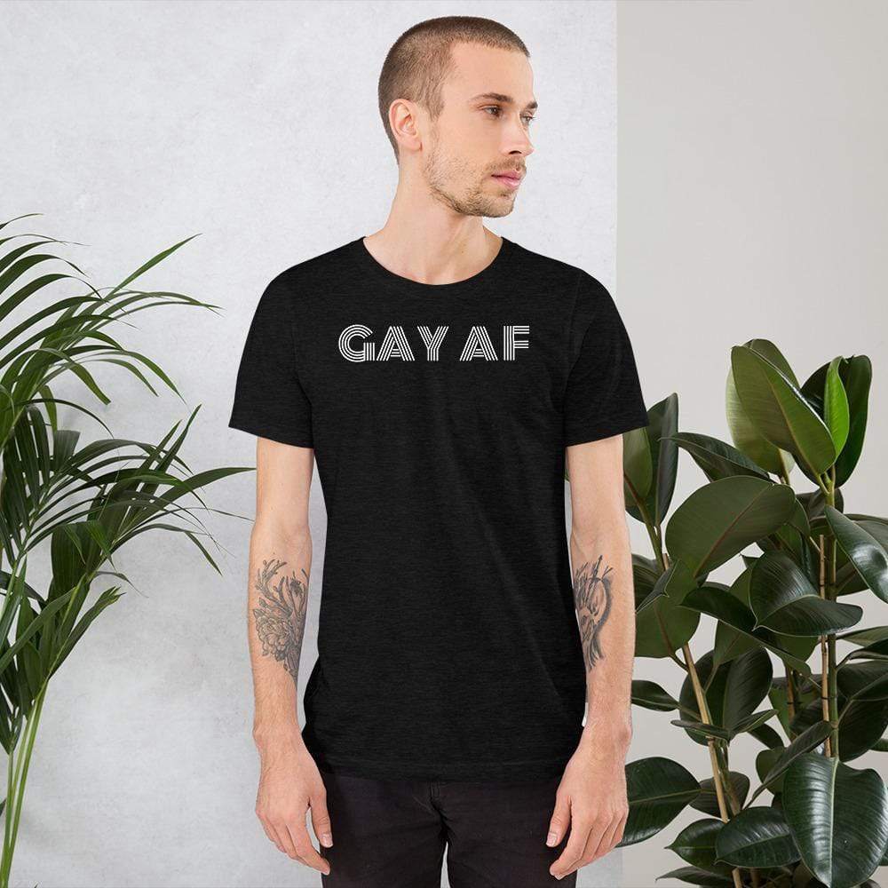 
                  
                    Black Heather / XS Gay AF T-Shirt INVI-Expressionwear
                  
                