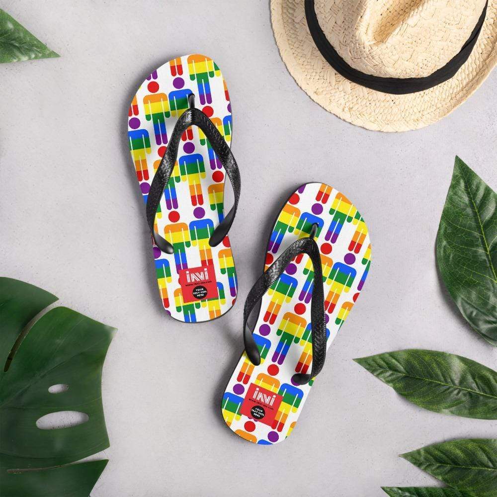 
                  
                    Couples Rainbow Flip-Flops INVI-Expressionwear
                  
                