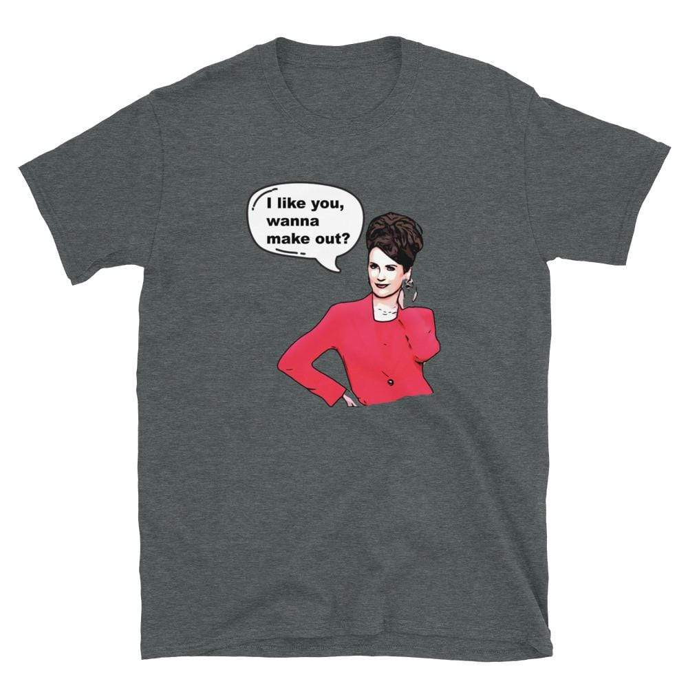 Dark Heather / S Karen Walker Make Out T-Shirt INVI-Expressionwear