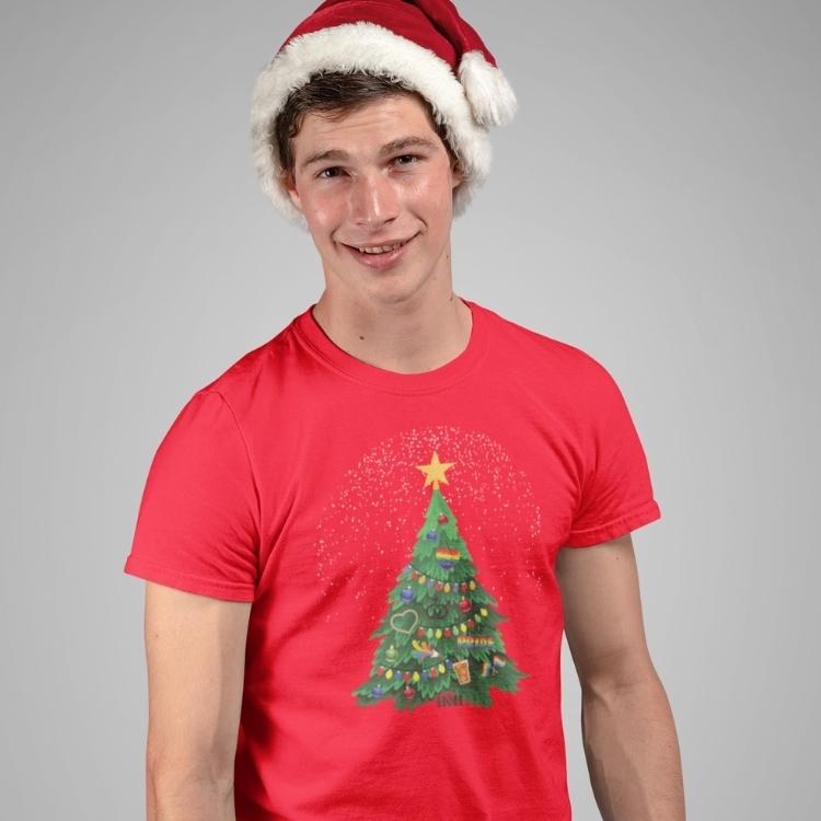Gay Christmas T-Shirt INVI-Expressionwear
