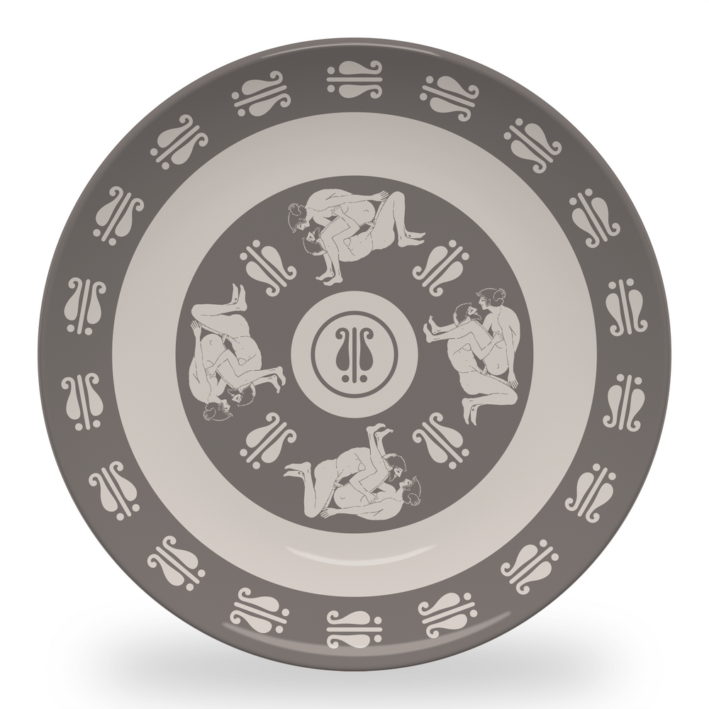 Home Decor Plate / Missionary Birdcage Inspired Greek Boy Dinnerware - Single Pieces INVI-Expressionwear