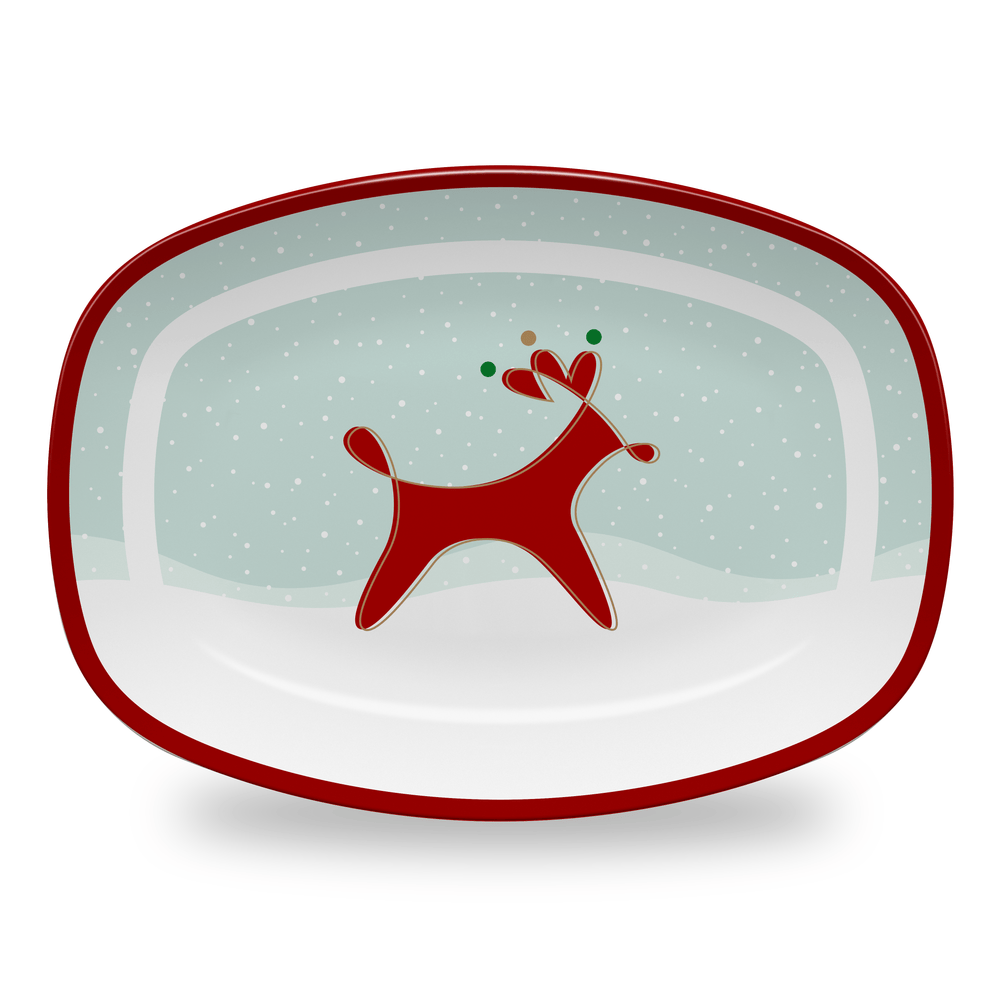 Home Decor Platter / Reindeer Reindeer Dinnerware INVI-Expressionwear