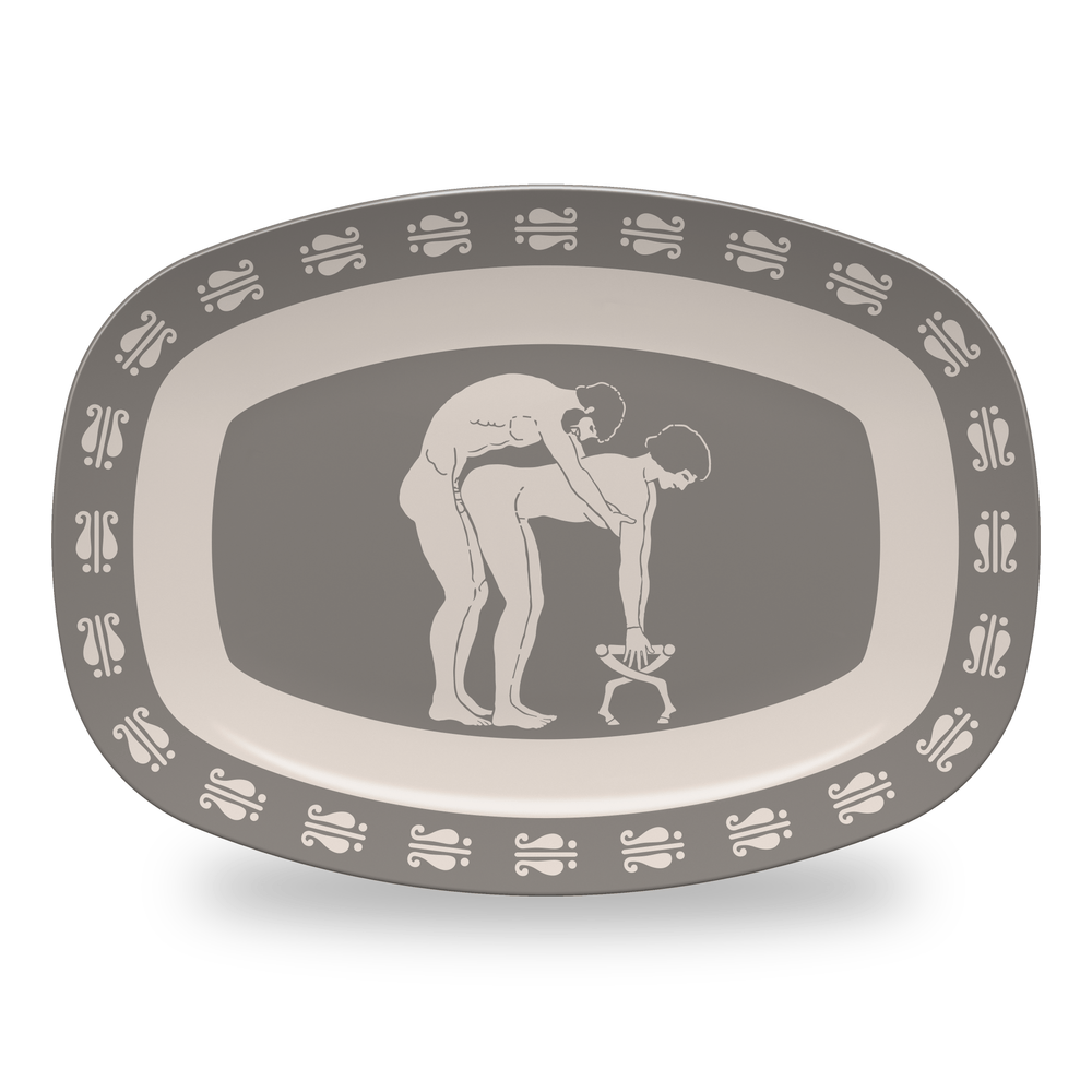 
                  
                    Home Decor Platters - 3 Piece Set / All Doggy Birdcage Inspired Greek Boy Dinnerware - Platter Sets INVI-Expressionwear
                  
                