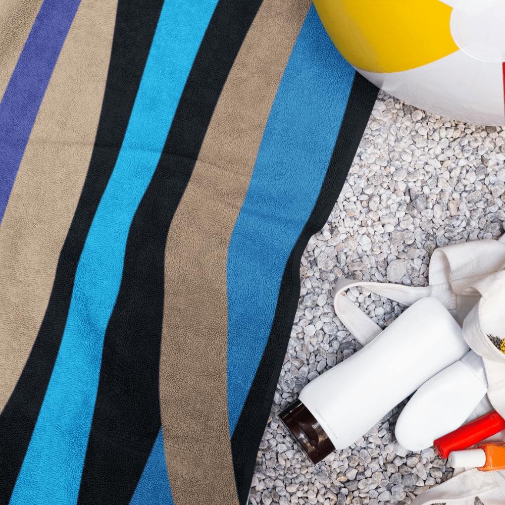 
                  
                    Home Decor Waves Beach Towel INVI-Expressionwear
                  
                