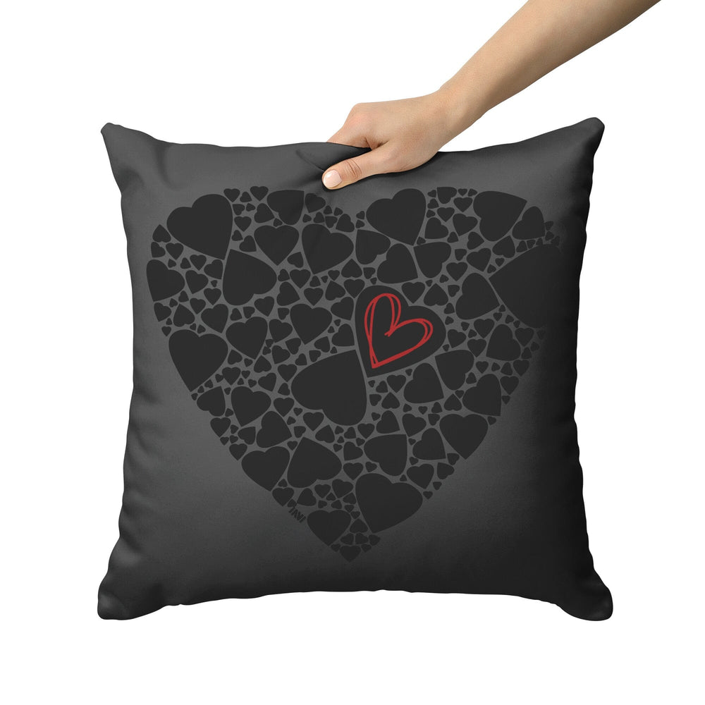 
                  
                    Home Goods Black Heart Pillow INVI-Expressionwear
                  
                