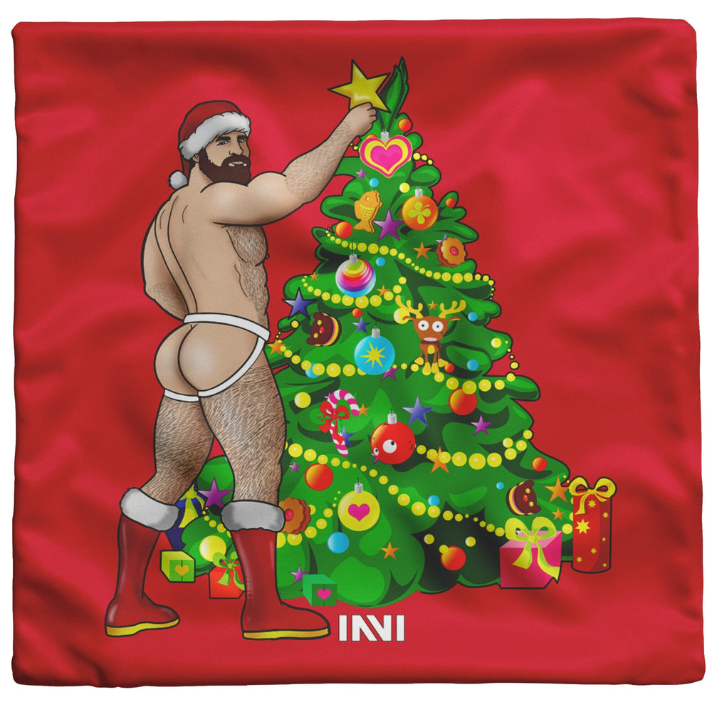 
                  
                    Home Goods Man Hunk Christmas Double Sided Green & Red Pillow INVI-Expressionwear
                  
                