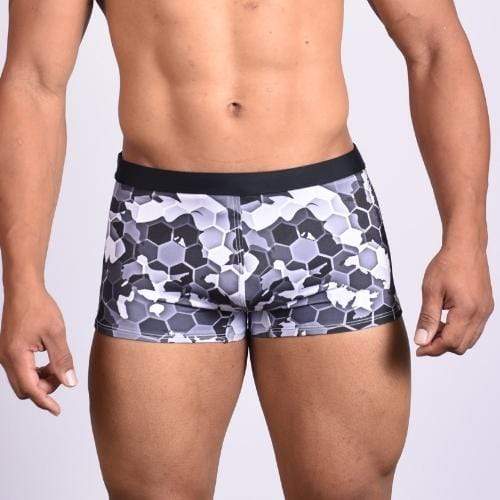 Honeycomb Camo Trunks Swimsuit INVI-Expressionwear