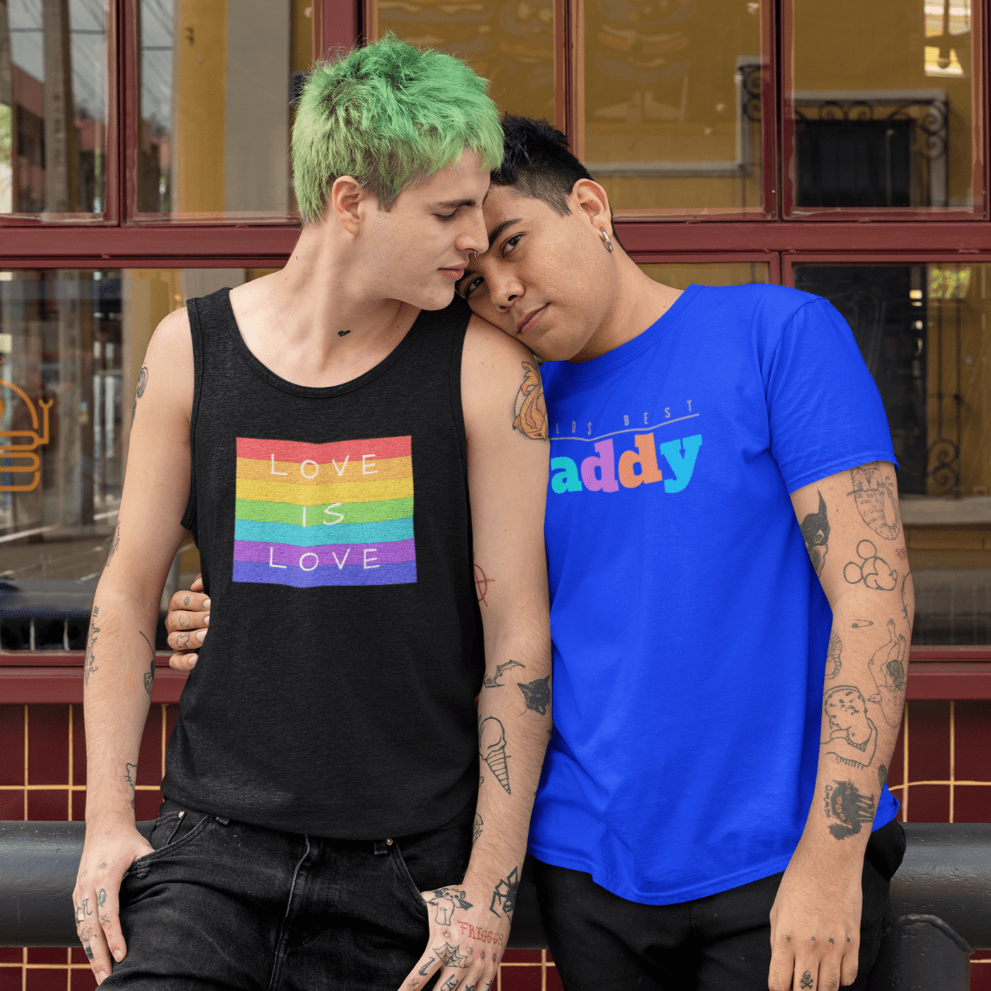 Love is Love Men's Tank Top INVI-Expressionwear