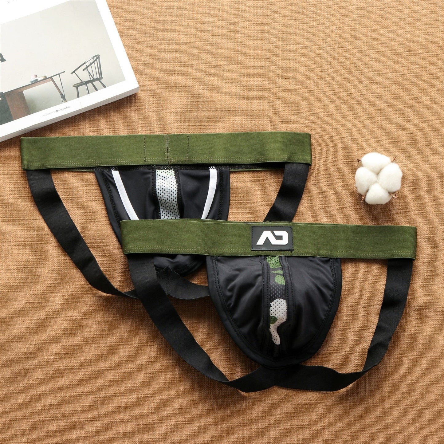 
                  
                    Military Black Camo Jock Strap Underwear INVI-Expressionwear
                  
                