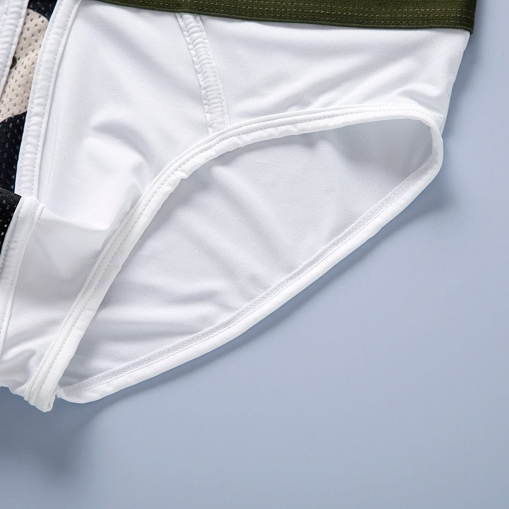
                  
                    Military Camo White Brief Underwear INVI-Expressionwear
                  
                