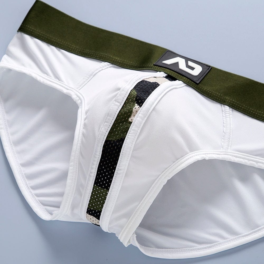 
                  
                    Military Camo White Brief Underwear INVI-Expressionwear
                  
                