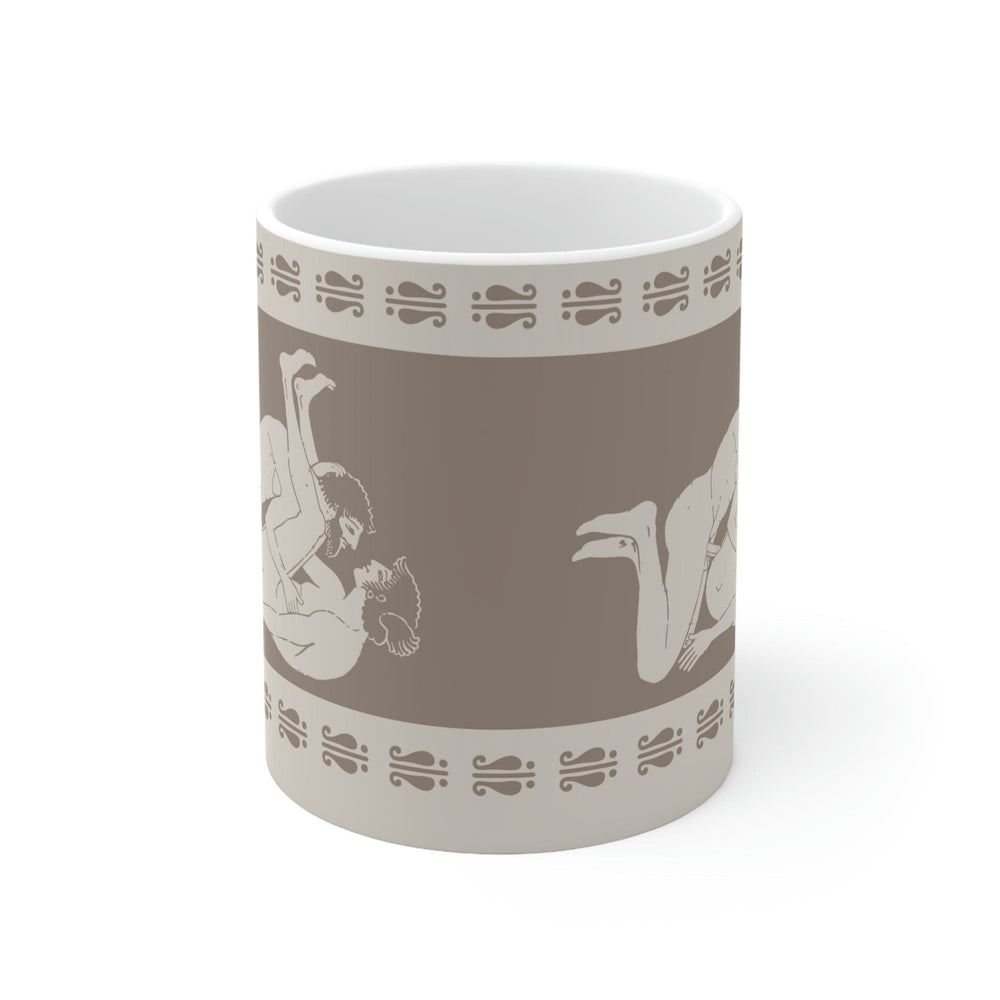 
                  
                    Mug 11oz Birdcage Inspired Greek Boy Dinnerware - Missionary Pattern Ceramic Mug 11oz INVI-Expressionwear
                  
                