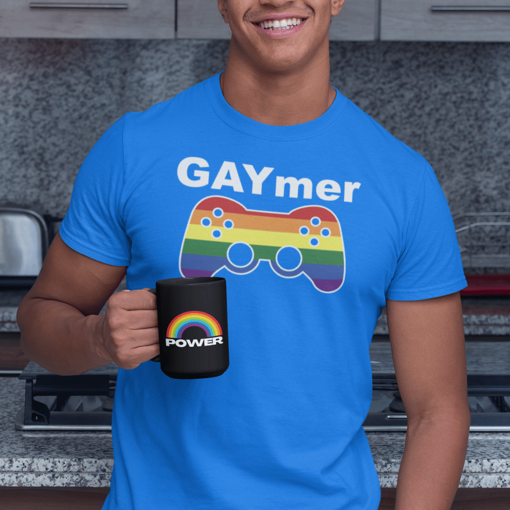 Mugs Black / 15oz Rainbow Power 15oz Mug INVI-Expressionwear