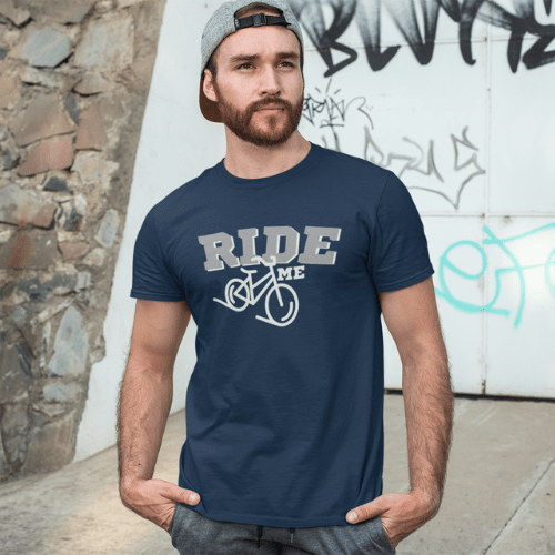 Navy / S Ride Me T-Shirt INVI-Expressionwear