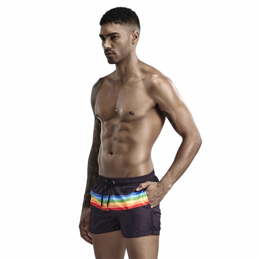 
                  
                    Rainbow Stripes Swimming Trunk Shorts INVI-Expressionwear
                  
                